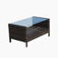 Emilene Glass Top Coffee Table