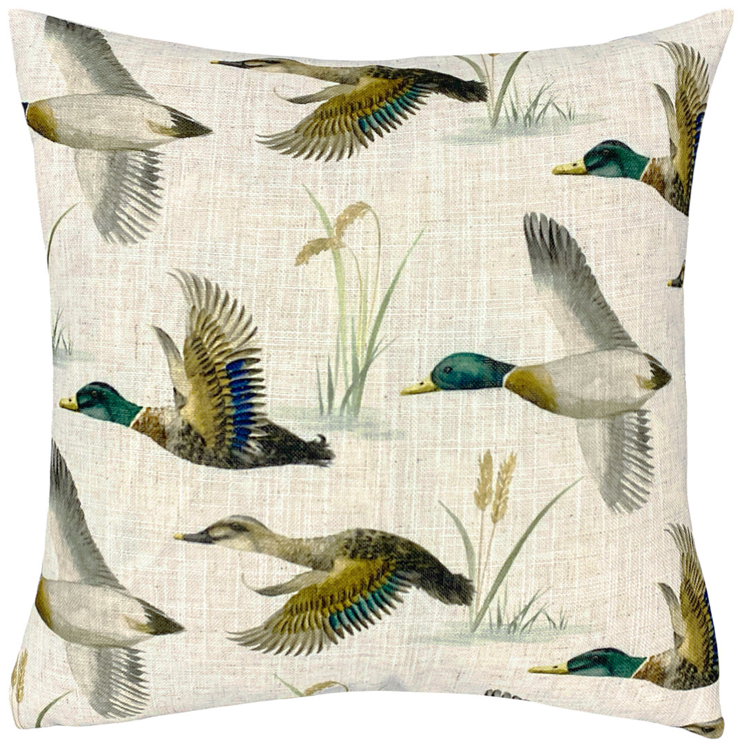 Feathers Animal Print Scatter Cushion with Filling