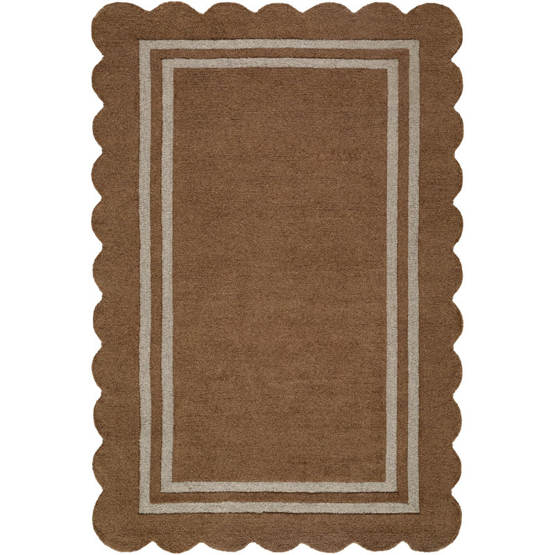 Tapis touffeté à la main Orville, Rectangle 5 pi x 7 pi 6 po