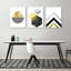 Décoration murale géométrique formes abstraites géométriques par Pop Monica-1519048647