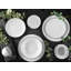 LUNA 30 Piece Bone China Dinnerware Set, Service for 6
