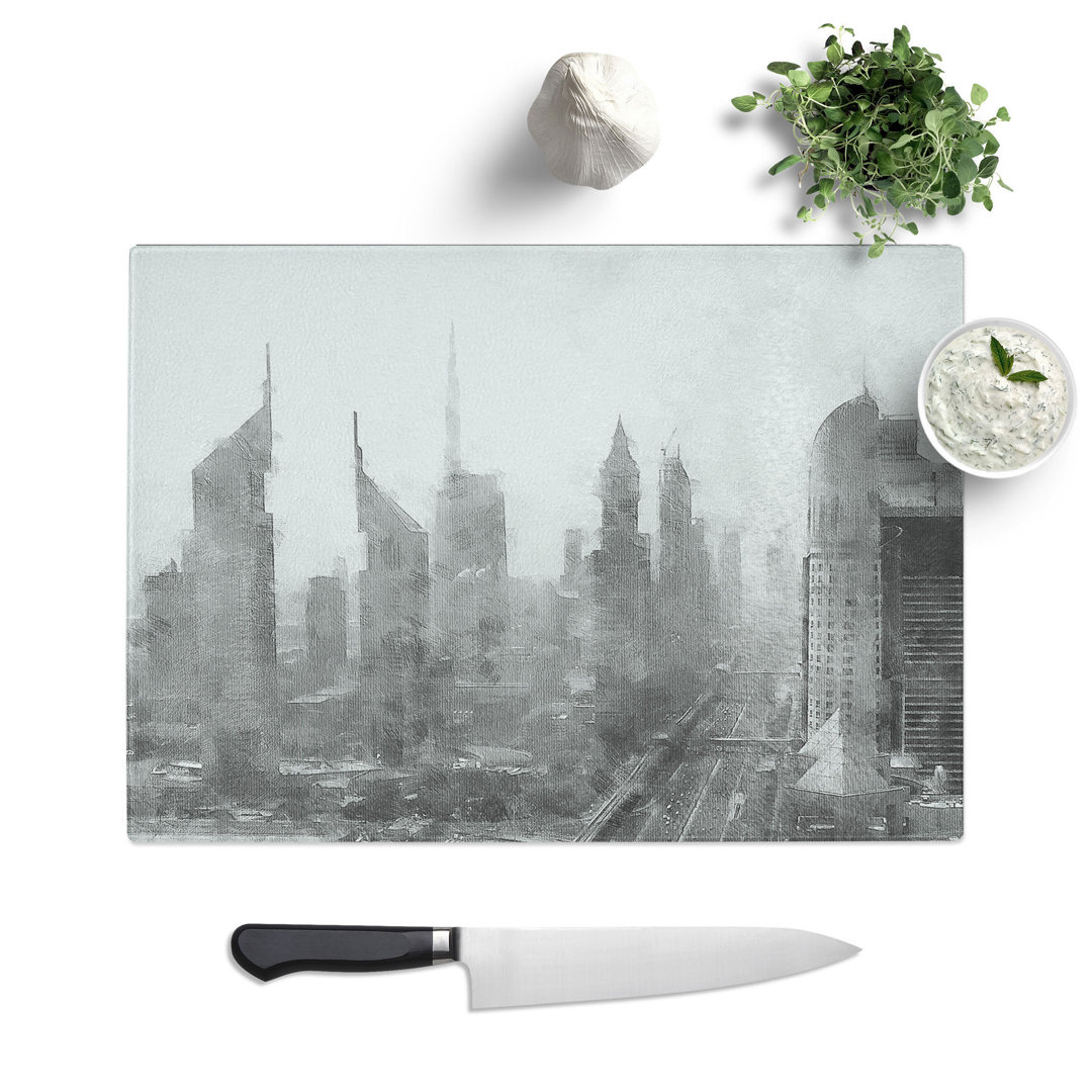 Dubai Skyline Vol.1 Painting Chopping Board