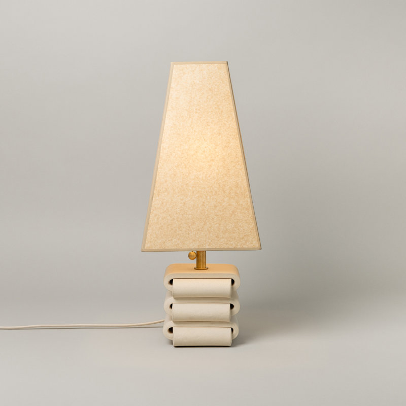 Gio Table Lamp, Kraft, Bone