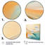 «Turquoise Wave Breaking At The Shore», art mural moderne sur toile géométrique-994791195-994791168