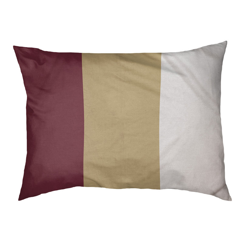 Coussin d'extérieur pour chien Florida Tribe, Moyen (l 28 po x P 18 po x H 6 po), Grenat / doré / blanc