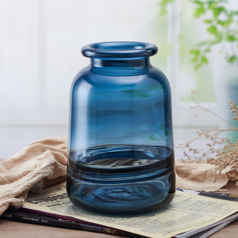 Vase de table en verre