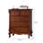 Vintage Classic Dark Brown Solid Wood Accent Chest