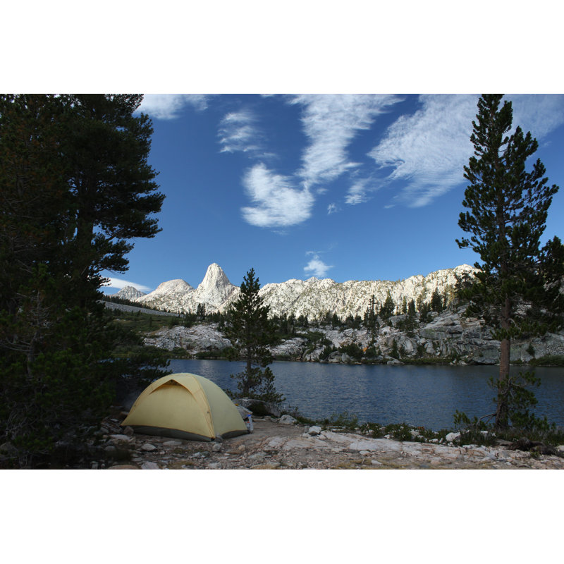 Camp Near Finn Dome by Paigefalk, 24" H x 36" W