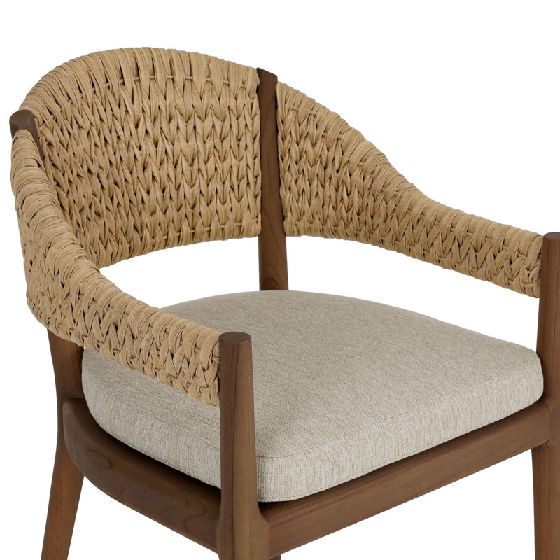 Atwood Outdoor Teak Dining Armchair