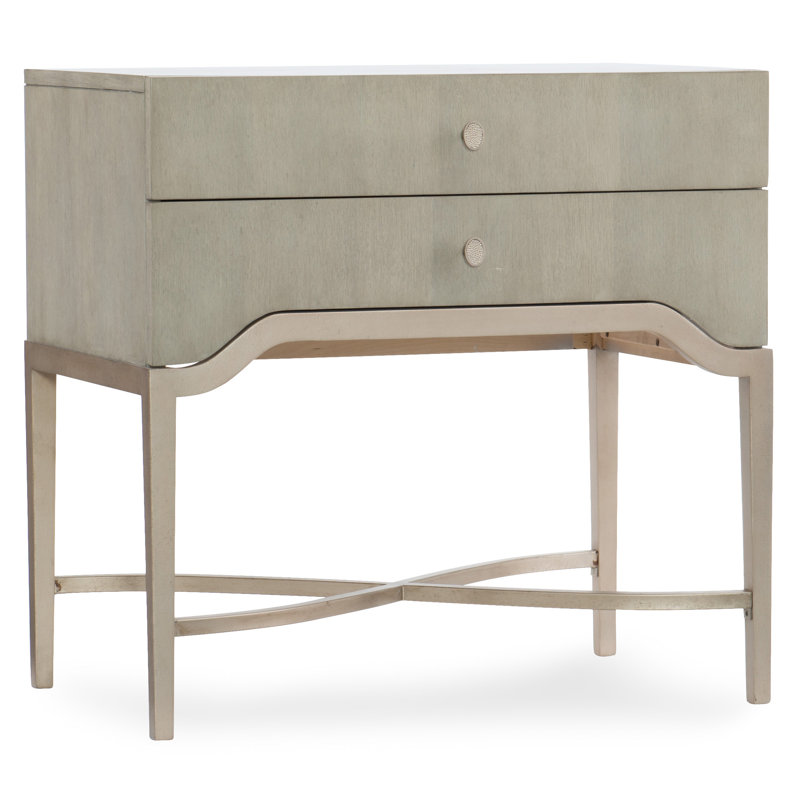 Elixir Two-Drawer Nightstand