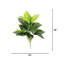 19 po Artificielle plante de Dieffenbachia - ensemble de 6