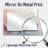 Sunset Pastel Pink Hues Wildflowers II - Floral Accent Wall Mirror - Printed On Metal-512113648