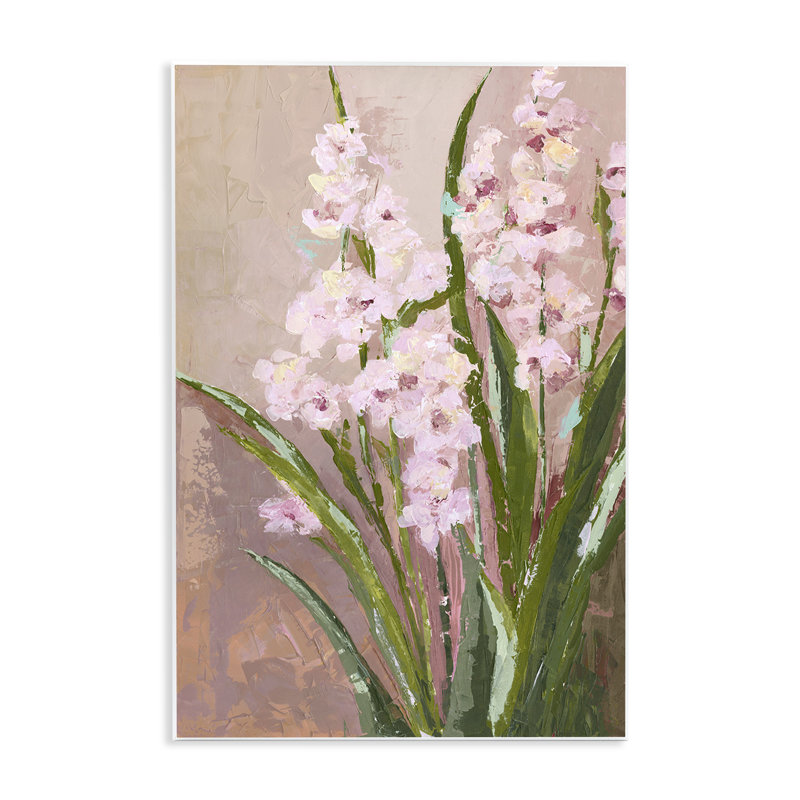 Plaque murale «Pink Garden Dreams», conception par Susan Pepe, H 15 po x l 10 po