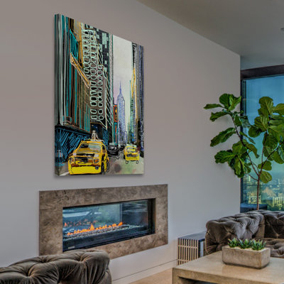 "Urban Sketch Friday" Print on Wrapped Canvas