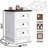 3 Drawer Dresser Nightstand,Drawer Chest Dresser for Bedroom, Wooden Storage Dresser-675776970