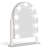 Vanity Mirror With Lights, 14''X12'' Arched Makeup Mirror With 3 Color Modes And 9 Dimmable Bulbs, Desk Vanity Mirror With Memory, (White)