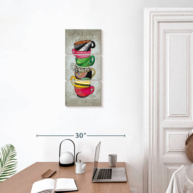 Collection Cuppa Stacked Hot II, H 27 po x l 12 po