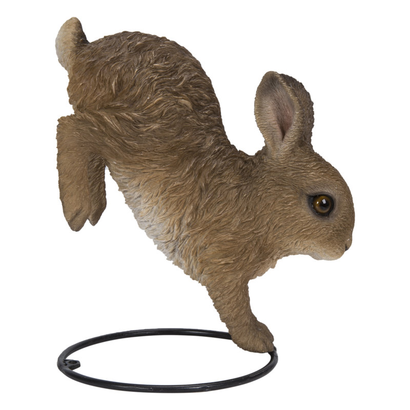 Hare Cub Running Statue