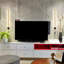 Appliques murales à DEL avec luminaires Harrower-858019743-856995102