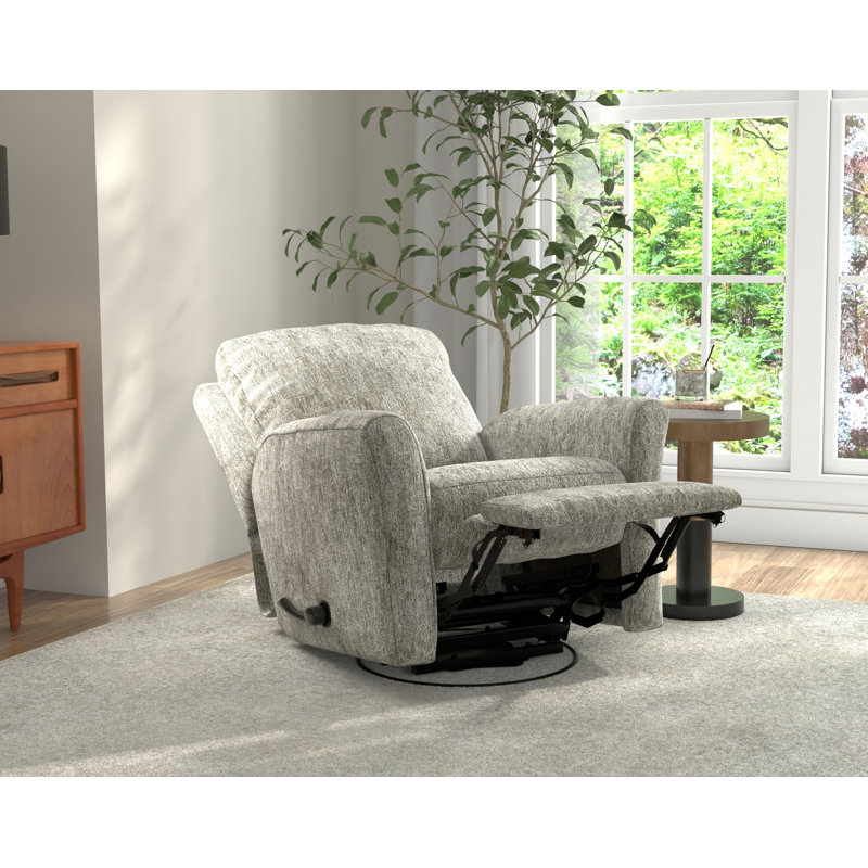 Belton Swivel Glider Recliner, Gray
