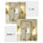 2 Pack Modern Wall Sconce Vanity Light