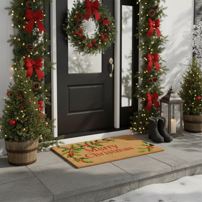 Amiel Non-Slip Christmas Outdoor Doormat