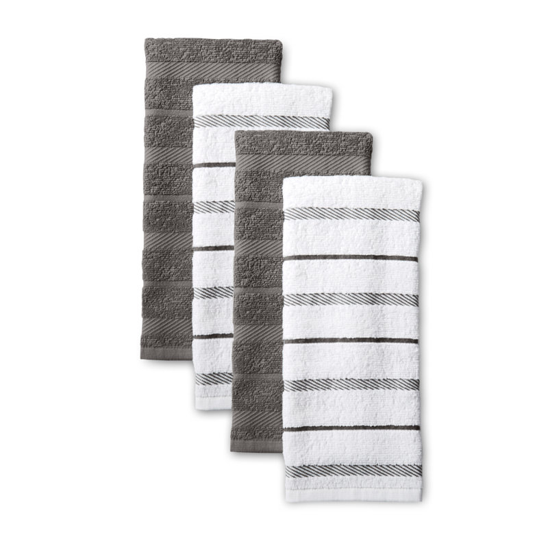KitchenAid Albany Kitchen Towel 4-Pack Set, 14'' L x 7'' D