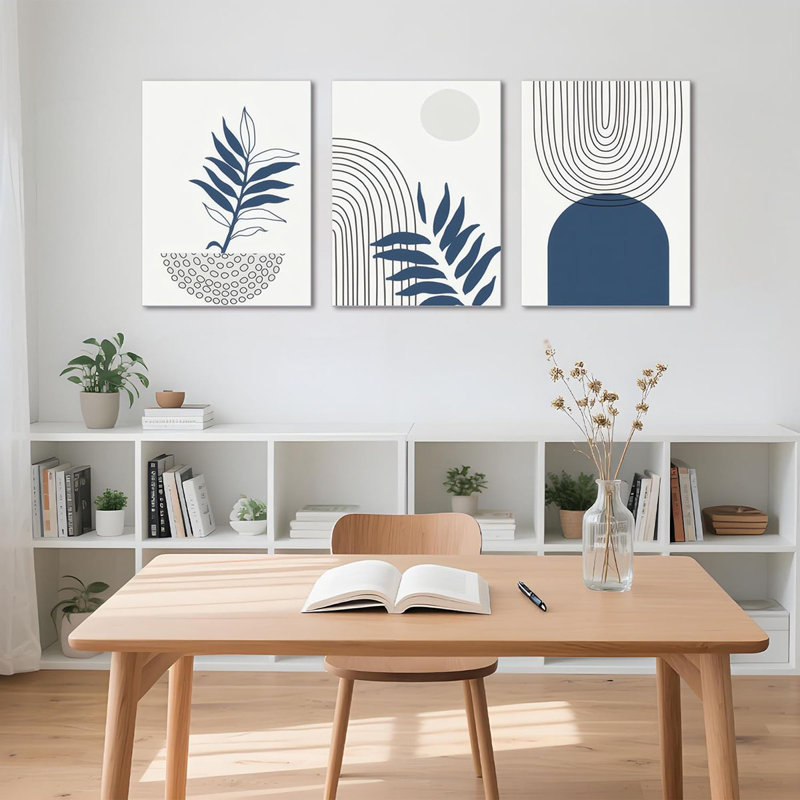 3 Piece Wrapped Canvas Print, 60 cm H x 40 cm W