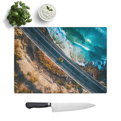 Glass Driving Chopping Board