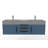 Russett 60 " W Wall Mounted Double Vanity Bathroom Vanity With Solid Surface Top-459392712-459392708-446490786