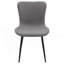 Ensemble de 2 chaises d'appoint rembourrées Grant