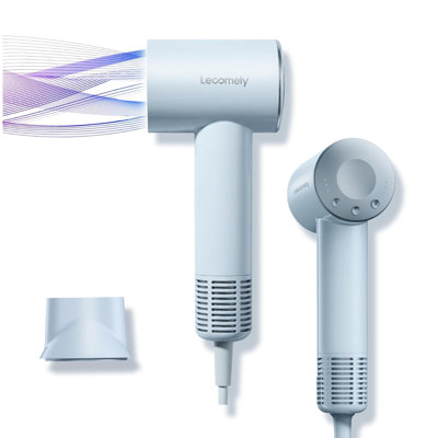 Travel Ionic Hair Dryer, Dual Voltage High Speed Blow Dryer with Negative Ions, Ultra Lightweight Portable Design for Global Travel and Fast Drying