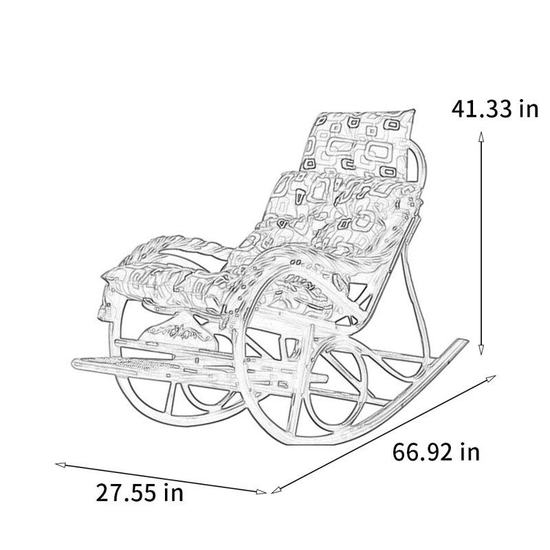 Chaise en rotin faite à la main