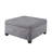 Della Button Tufted Square Storage Ottoman-1162240543