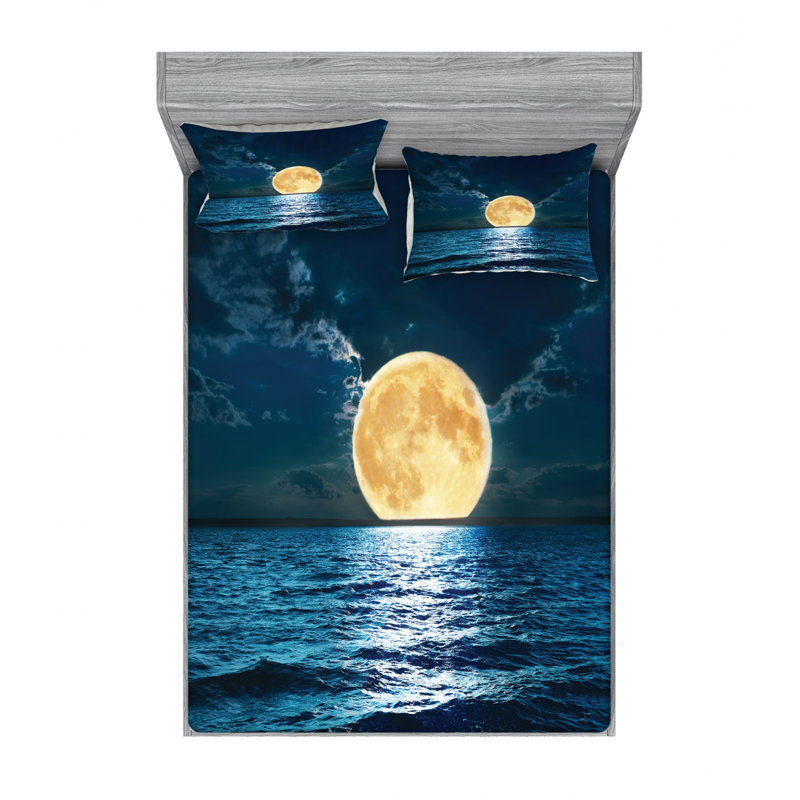 Microfiber Sheet Set, Queen Sheet Set with Fitted Sheet