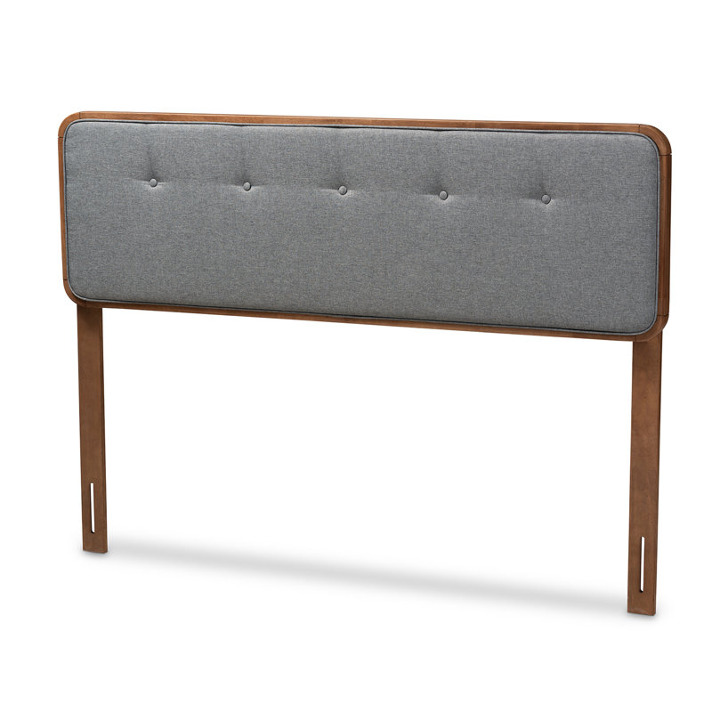 Anisa Upholstered Headboard, Full, Dark Gray