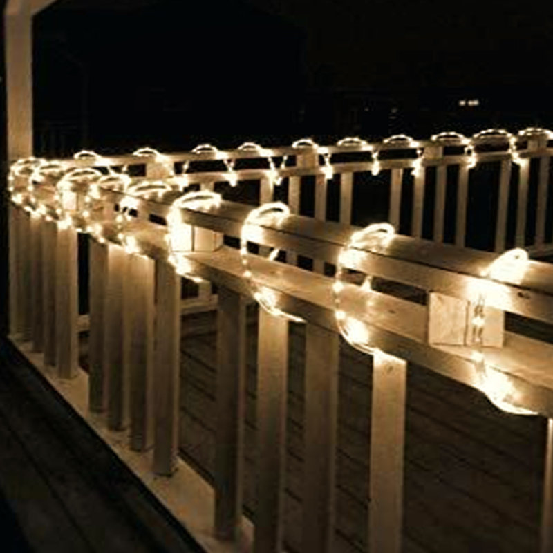 Cordon lumineux d'extérieur 24 pi à DEL - Tube flexible, raccordable et imperméable pour la décoration intérieure