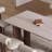Travertine Rock Slab Dining Table-109746769