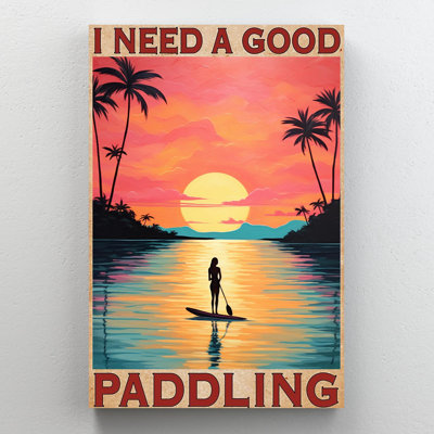 Impression sur toile Laneway I Need A Good Paddling On Canvas