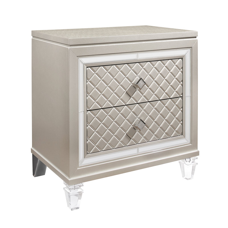 Table de chevet Cross Champagne