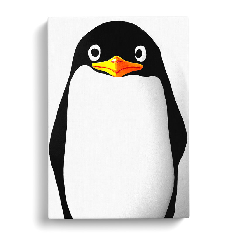 Spectacular Penguin - Wrapped Canvas Print, 76cm H x 50cm W x 3cm D