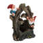 Fontaine à eau décorative en forme de nain des bois avec lumière DEL, dimensions : 21 x 12 x 35 cm
