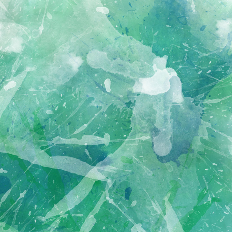 White Watercolour Background by Apostrophes - Wrapped Canvas Print, 122cm H x 122cm W x 3.8cm D
