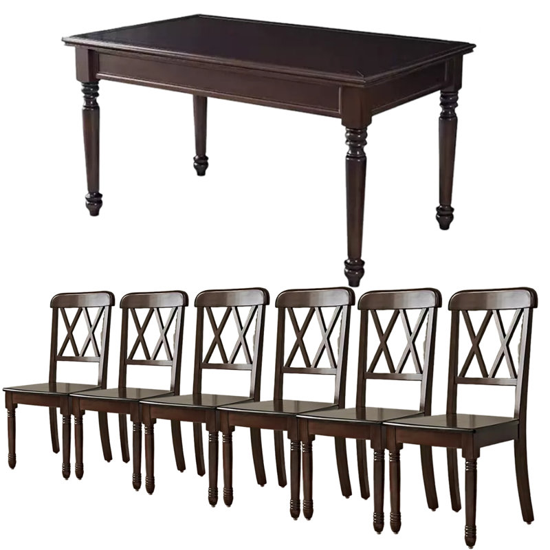 Sunnefa Four Leg Dining Set, 7
