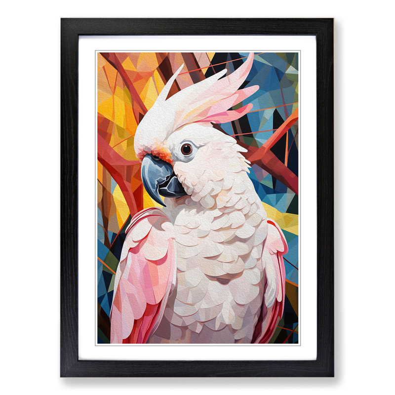 Single Picture Frame Print on Wood, Black Framed, 46cm H x 34cm W