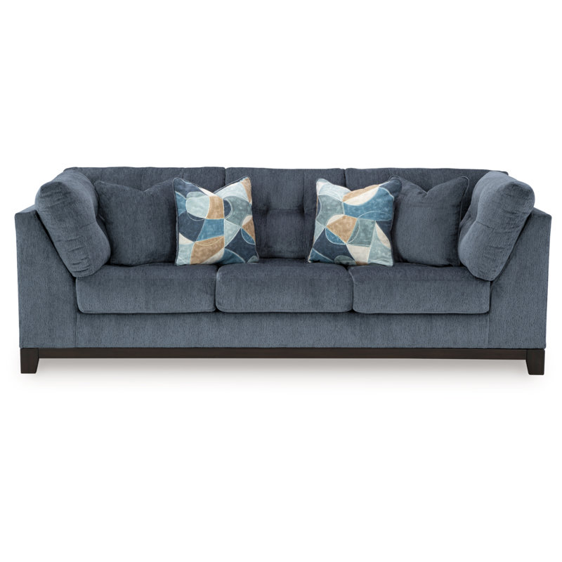 Gwenith Place Sofa, Blue 100% Polyester