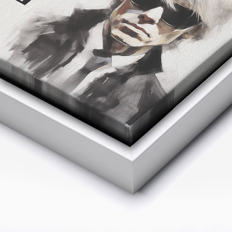Not To Live Forever, Canvas, 18"H x 24"W, White Framed