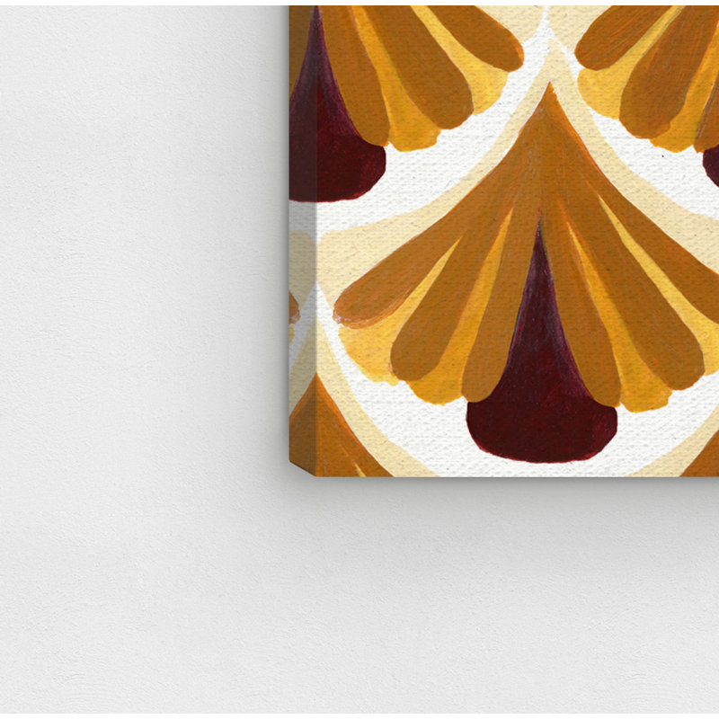 'Throwback Pattern' Graphic Art Print, Wrapped Canvas, 40" H x 40" W x 1.5" D