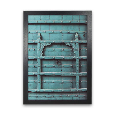 Blue Door 1 Piece Wall Art