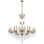 La Scala 24 Light 46in x 48in Chandelier in Antique Silver with Clear Radiance Crystals